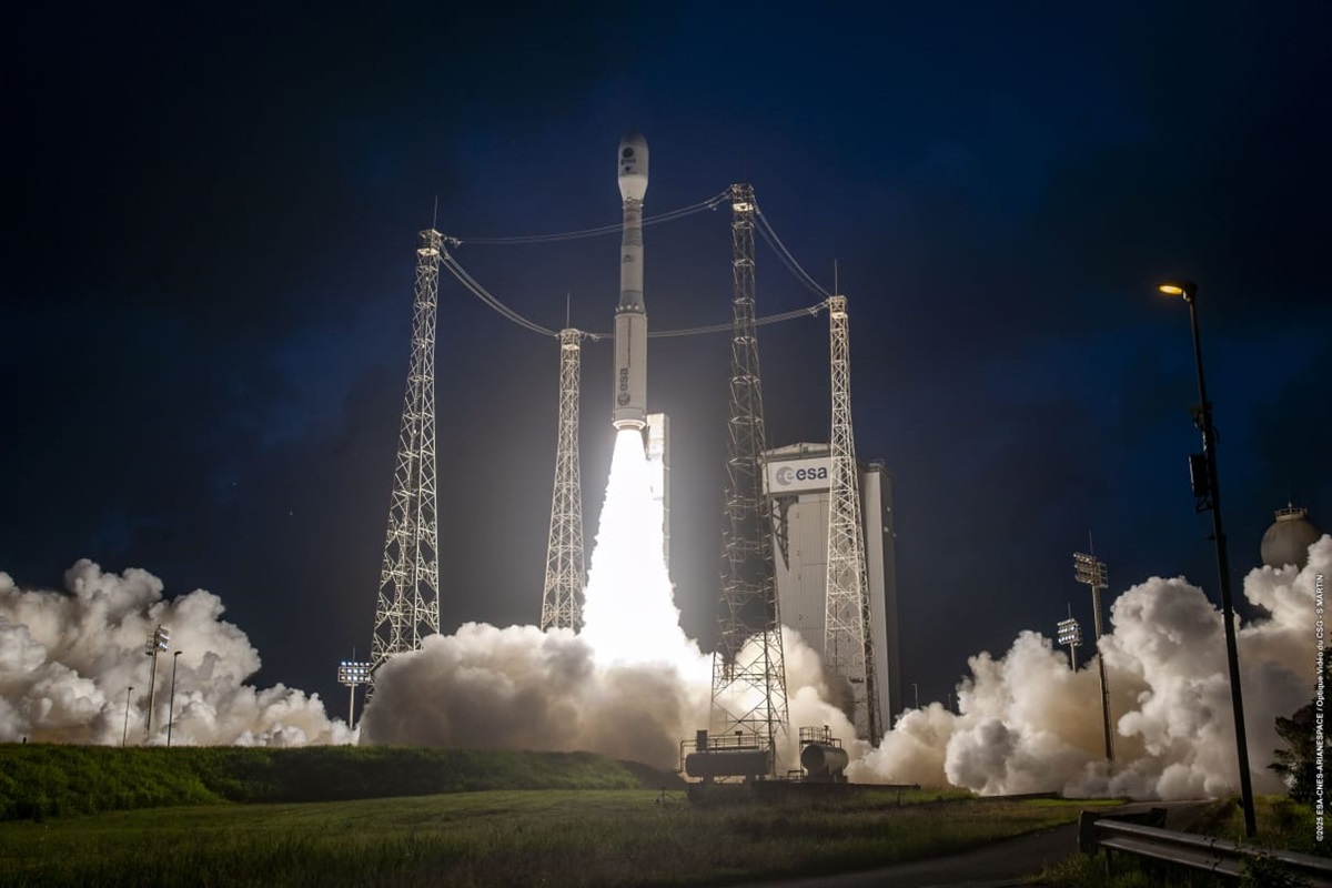 Європейська ракета Vega-C запустила на орбіту науковий супутник