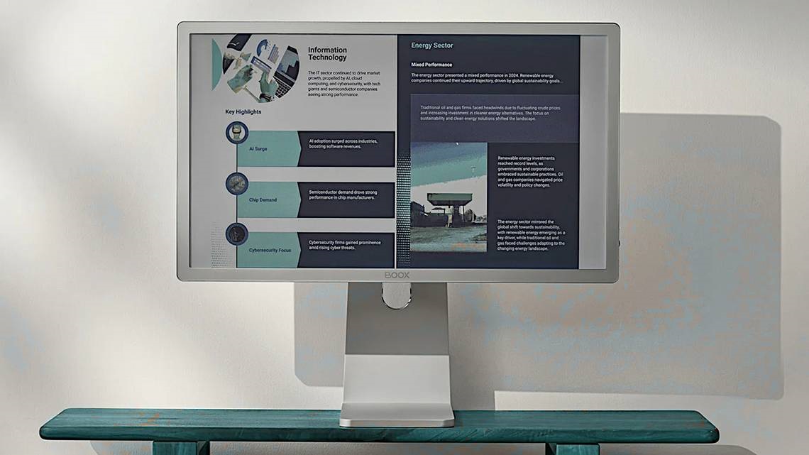 Boox представила монітор на електронних чорнилах