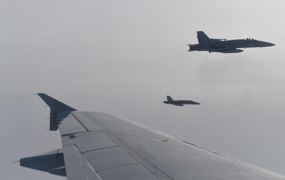 У Фінляндії розбився винищувач F-18