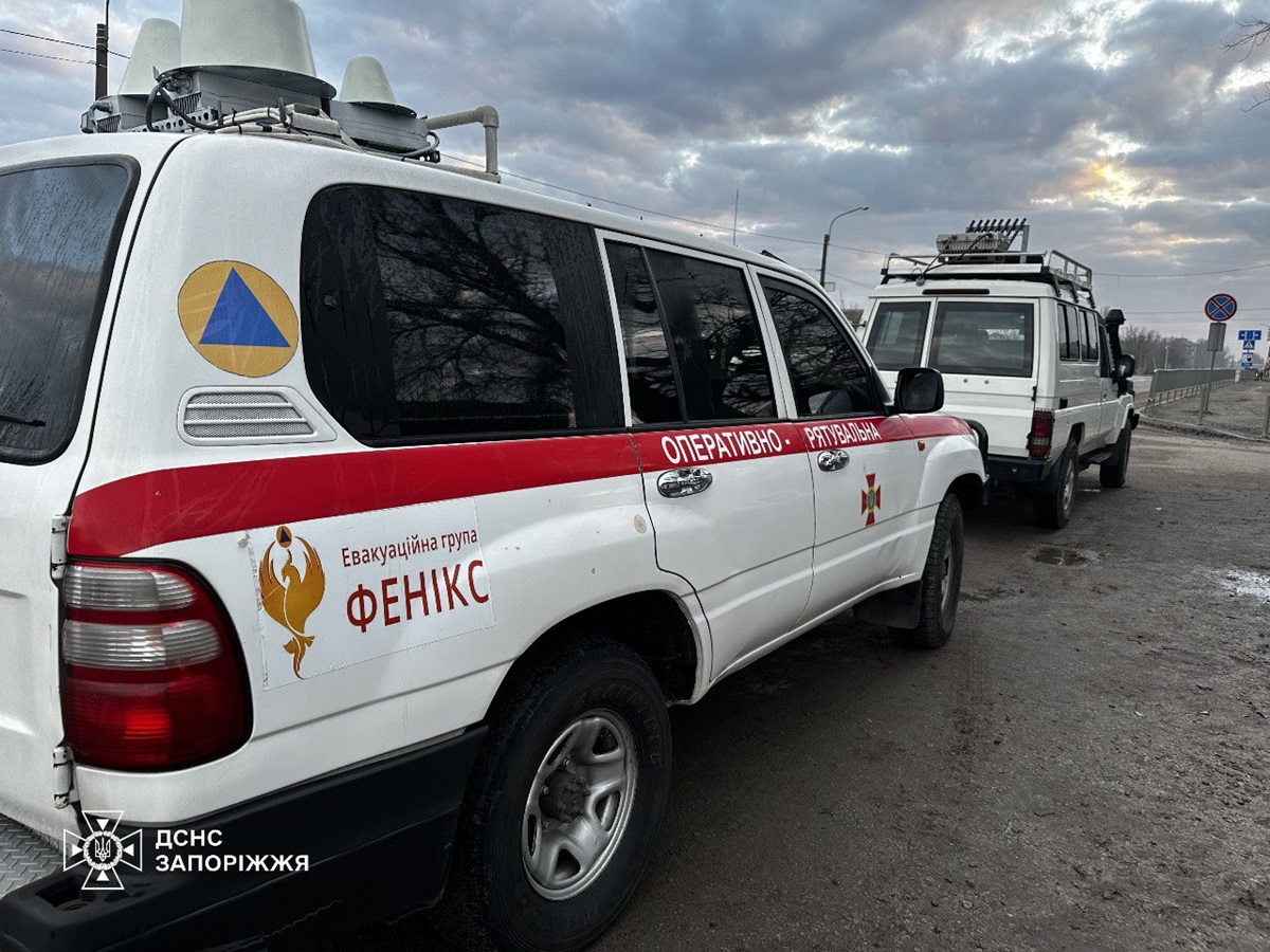 На Запоріжжі евакуювали дві багатодітні родини