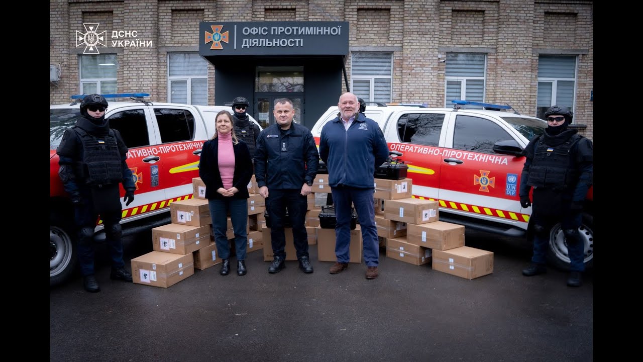 ДСНС отримала 50 БпЛА Mavic 3 Enterprise від The HALO Trust для потреб розмінування